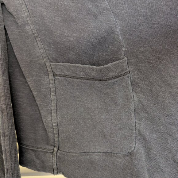 Anthropology Saturday Sunday Open Front Cardigan w/ Pockets Gray Green Sz Medium - Picture 5 of 8